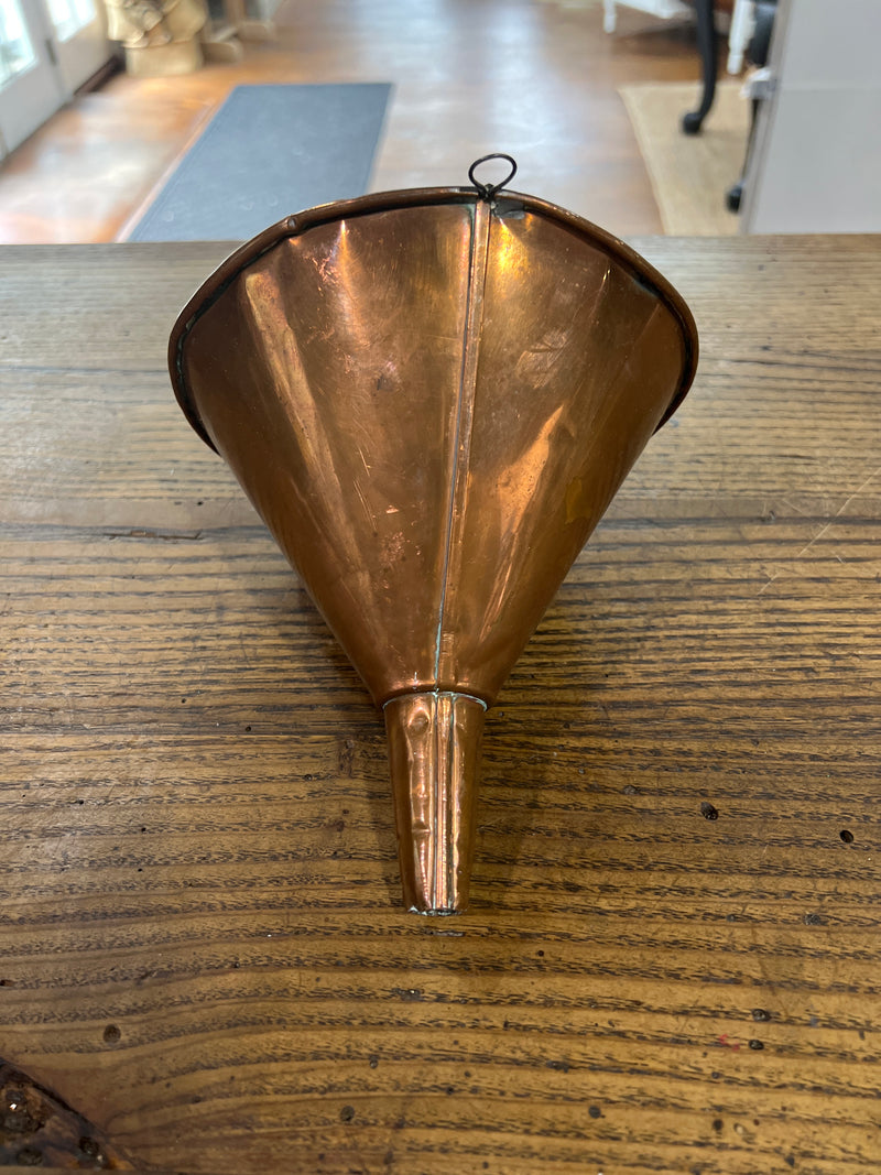 Vintage Copper Funnel