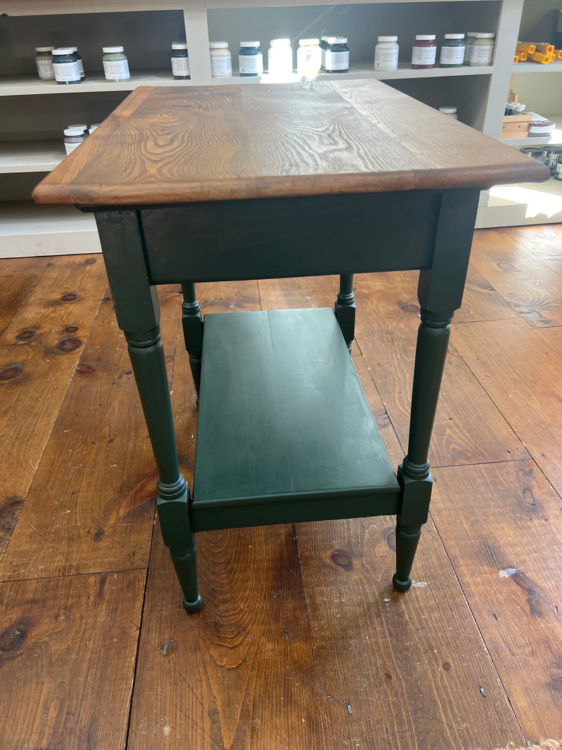 Vintage Table with Drawer and Shelf