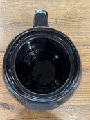 Antique E. Swasey + Co. Portland, ME Four Quart Stoneware Bean Pot