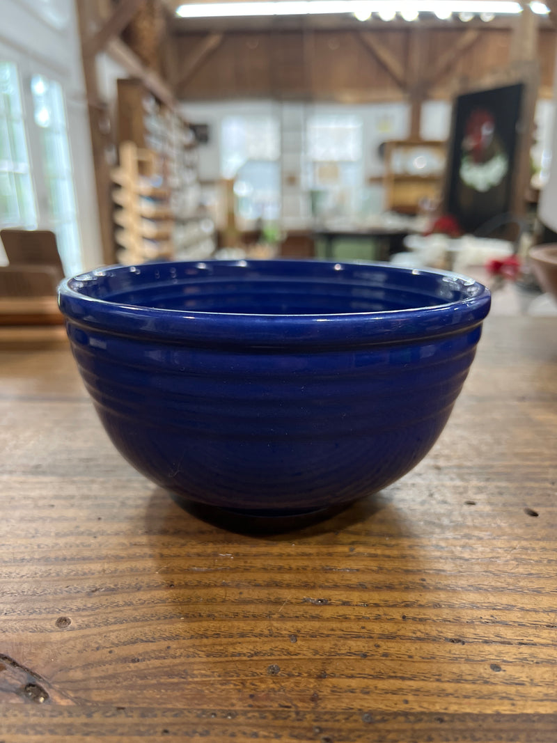 Vintage Blue Stoneware Bowl