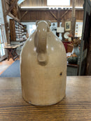 Antique Salt Glazed Two Gallon Stoneware Cobalt Blue Floral Design Jug