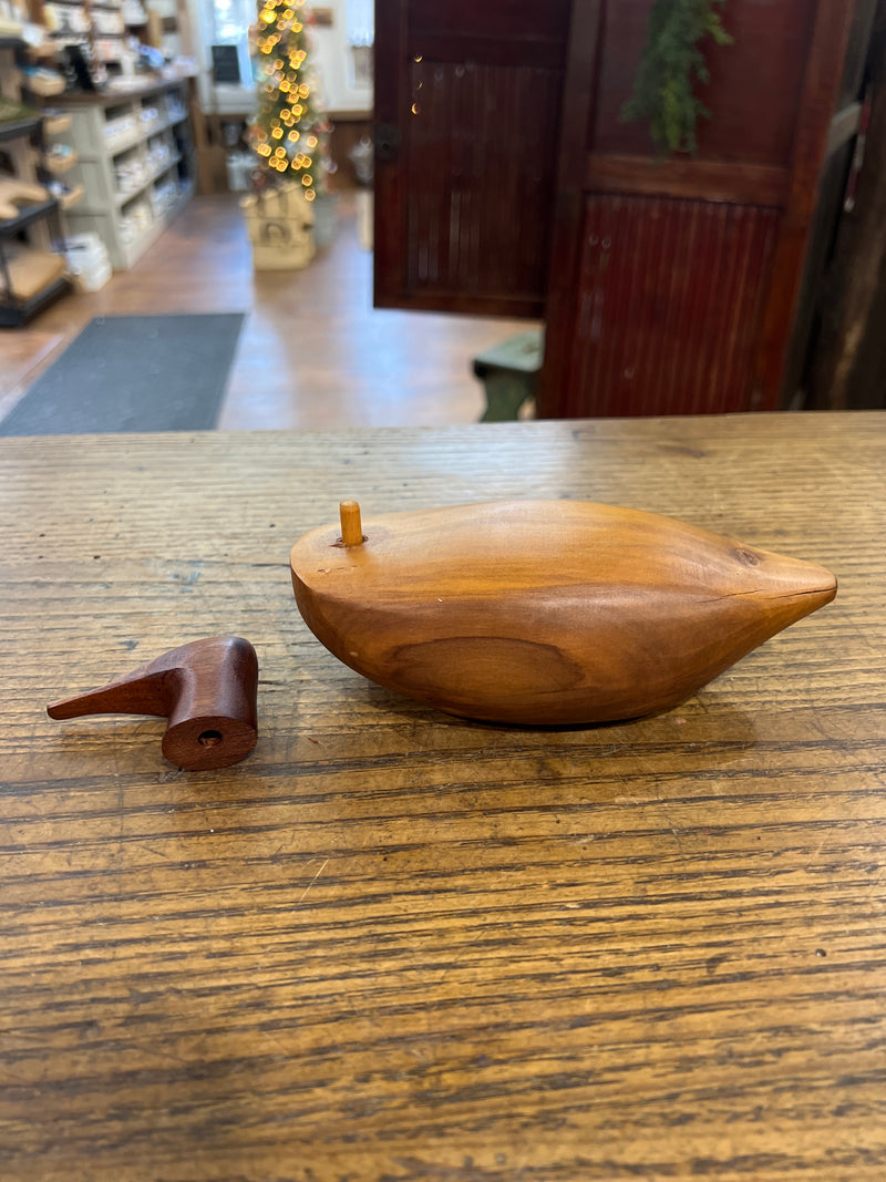 Vintage Wooden Small Duck