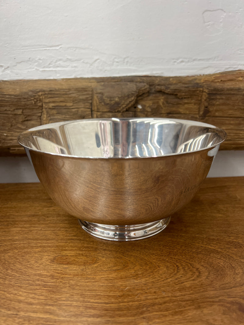 Vintage Silver-Plate 8” Bowl