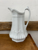 Antique T. + R. Boote English Sydenham Ironstone 11.5” Water Pitcher