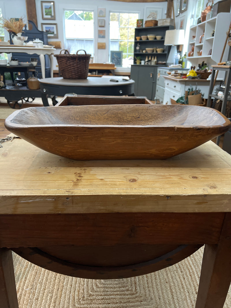 Antique Trencher Dough Bowl