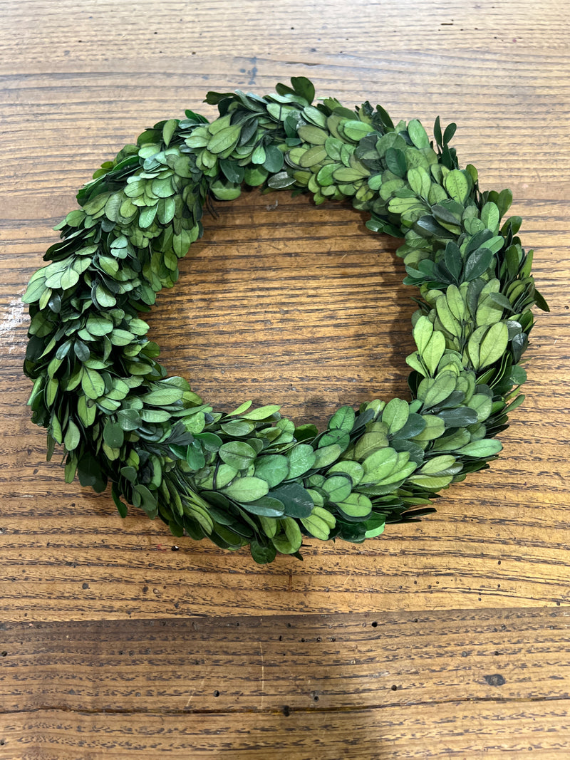 Preserved Boxwood Wreath