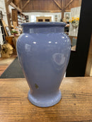 Antique Old Pot Shop Norwalk CT Blue 12" Vase/Jar