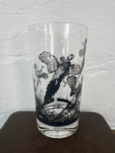 Vintage Lynn Bogue Hunt Game Bird High Ball Glasses Set of 3
