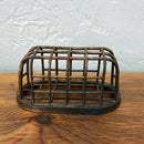 Antique Dazey Metal Flower Frog