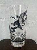 Vintage Lynn Bogue Hunt Game Bird High Ball Glasses Set of 3