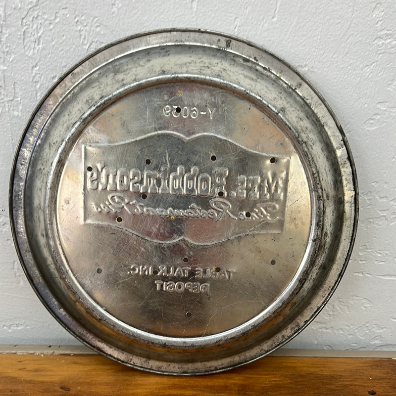 Vintage Mrs. Robbinson’s Pie Plate