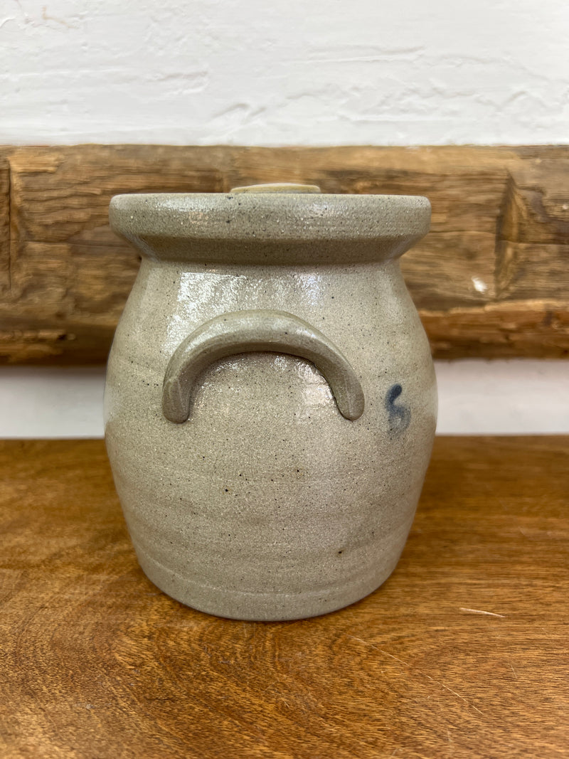 Vintage Rowe Pottery Crock with Strawberry