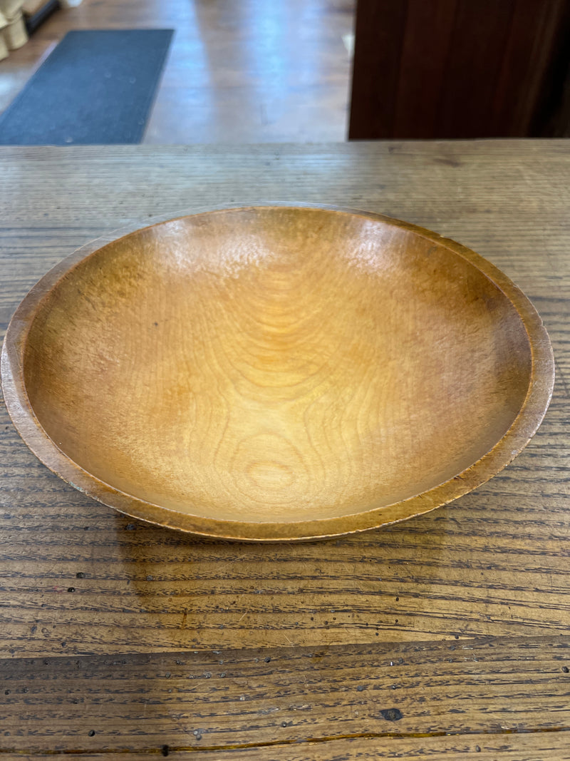 Vintage 10” Wooden Bowl