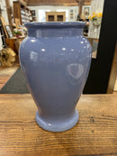 Antique Old Pot Shop Norwalk CT Blue 12" Vase/Jar