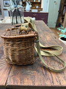 Vintage Wicker Fishing Creel