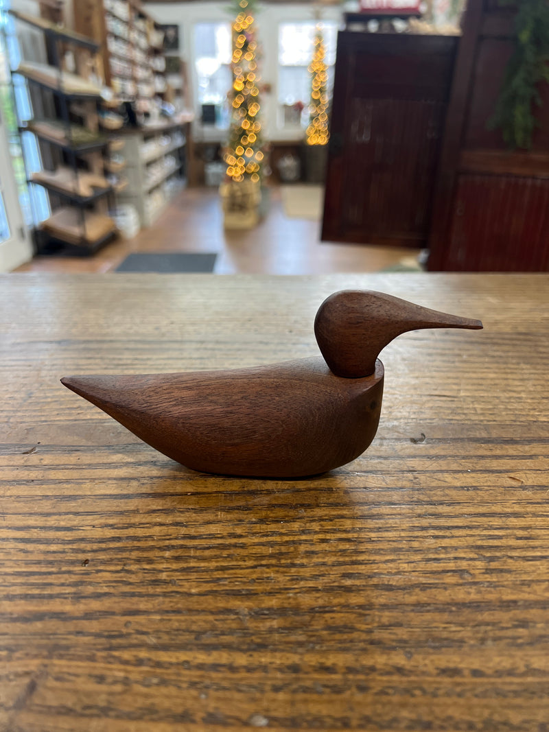 Vintage Wooden Small Duck