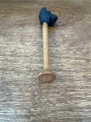 Vintage Carved Wood Figural Scottie Dog Head Tobacco Pipe Tamper