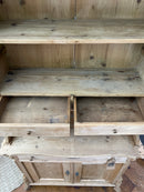 European Pine 2-Piece Hutch