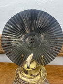 Vintage Eagle Oil Lamp with Wall Mounted and Eagle Tin Reflector