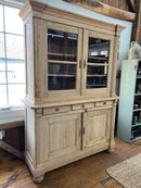 Antique European Pine Cupboard Cabinet