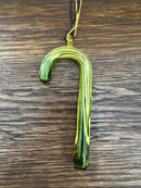 Handmade Glass Candy Cane Ornament - 3 Styles