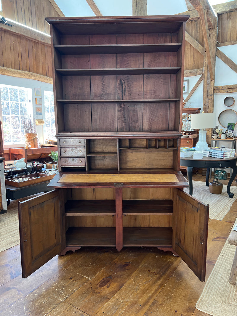 Antique Drop Front Secretary Desk/Bookcase