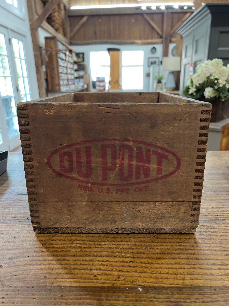 Vintage DuPont Explosives Crate