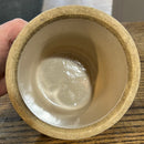 Vintage Blue Striped Crock