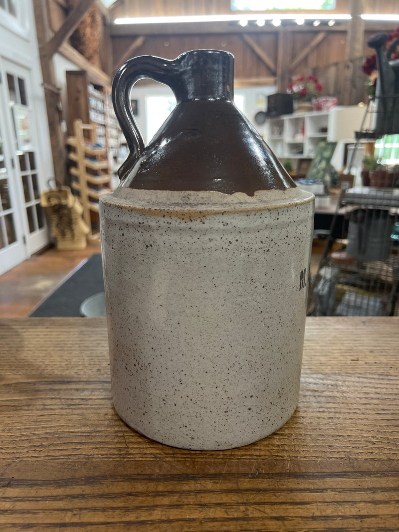 Antique Ransbottom Bros. Crown Advertising M.A Frascatore One Gallon Jug