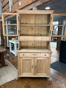 European Pine 2-Piece Hutch