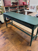Vintage Wicker Console / Sofa Table