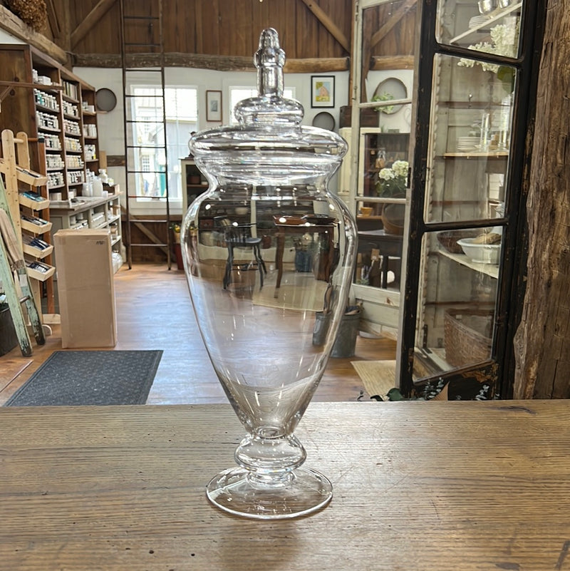 Vintage Glass Apothecary Jar