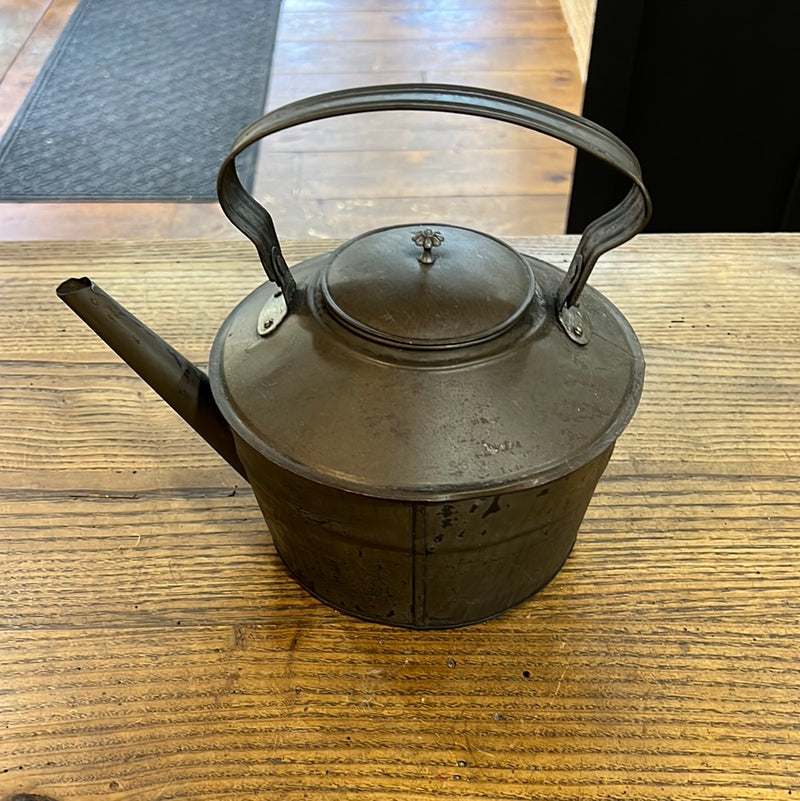 Early Tin Tea Kettle