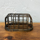 Antique Dazey Metal Flower Frog