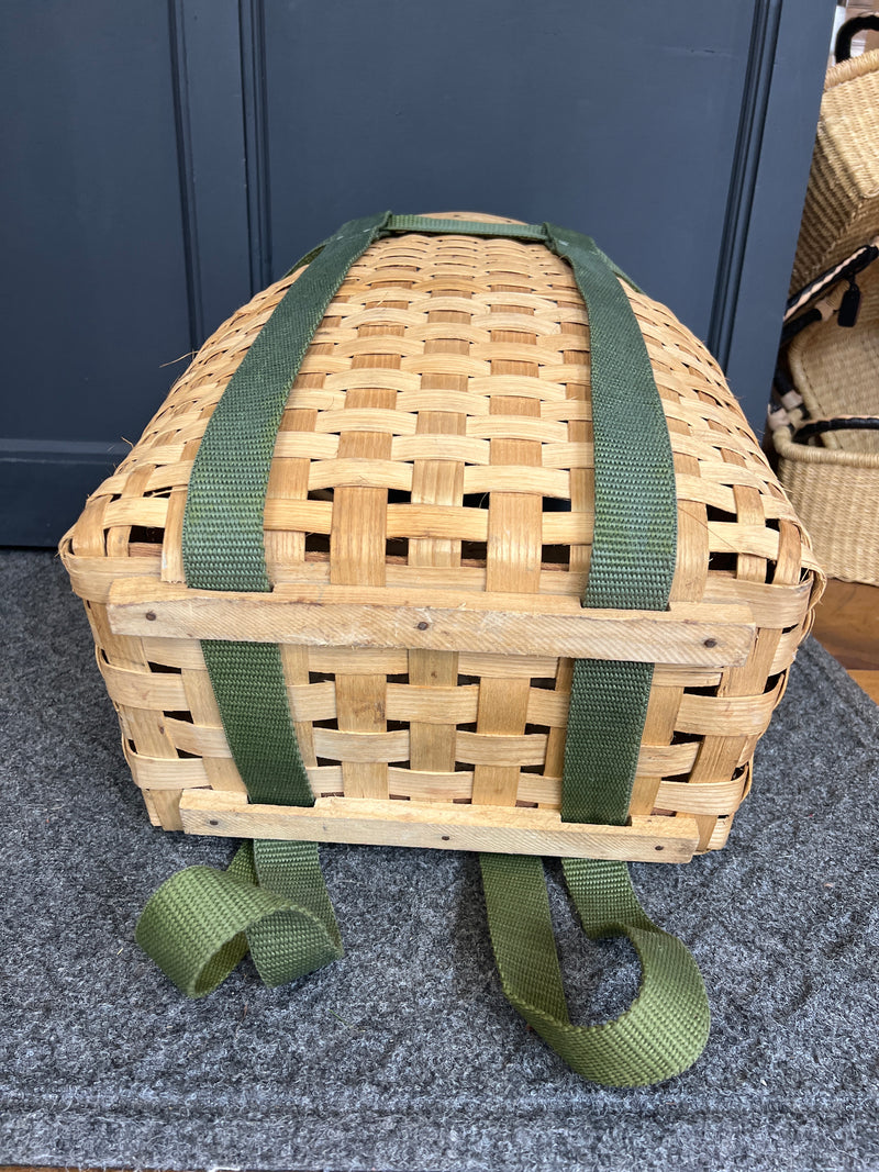 Vintage Adirondack Pack Trapper Basket