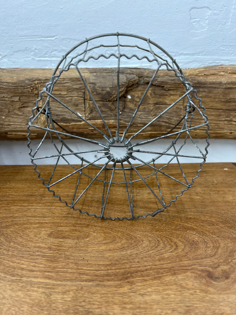 Vintage Wire Gathering Egg Basket