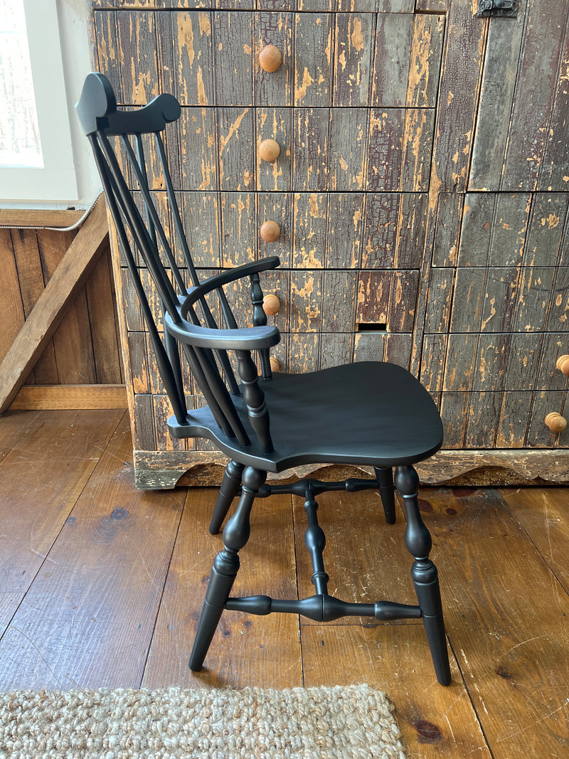 Vintage S.Bent Brothers Fan Back Windsor Arm Chair
