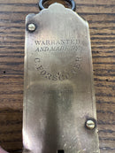 Antique C. Forschner Spring Hanging Brass Scale