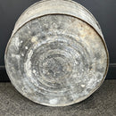 Vintage Galvanized Round Wash Tub with Handles