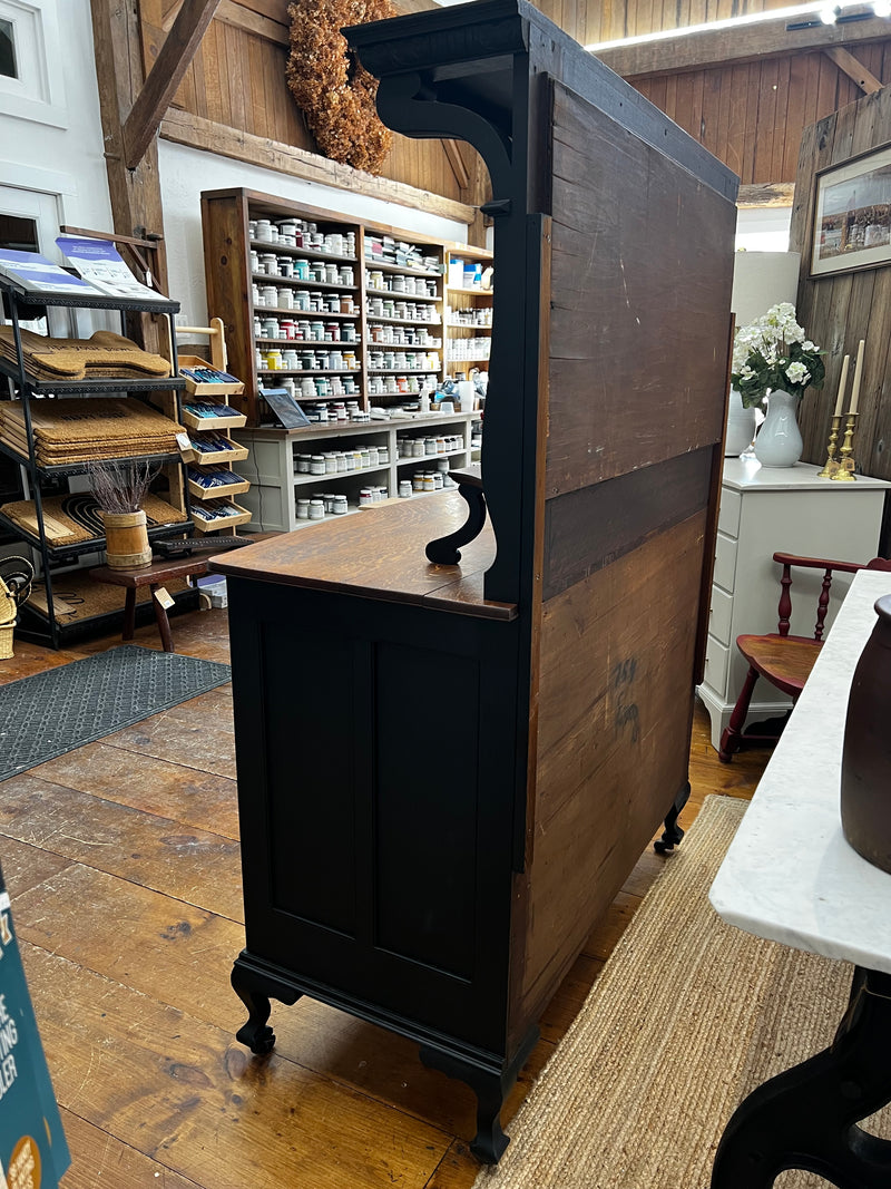 Antique Victorian Buffet/Sideboard with Beveled Mirror