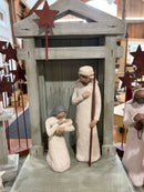 Willow Tree 2002 Crèche with Angel Stand 1999-2000 12-Piece Nativity Set