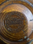 Antique Mercantile or Bakery “Flour” Bin in Original Faux Grain Paint with Lid