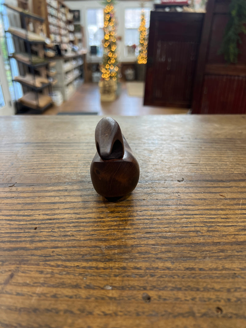 Vintage Wooden Small Duck