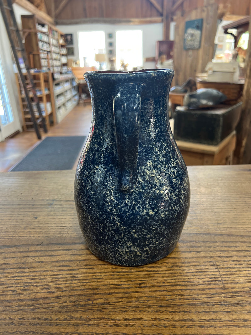 Hand Thrown Pottery Water Speckled Pitcher