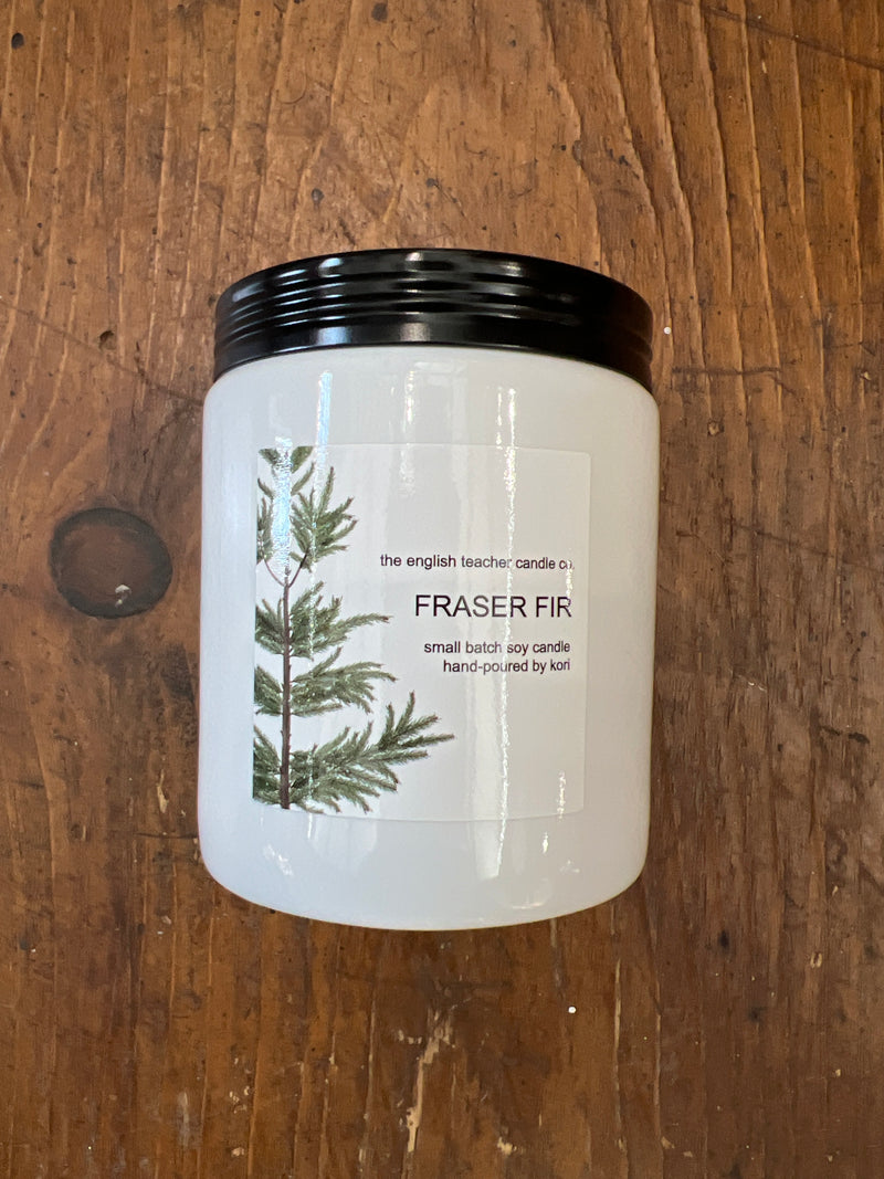 The English Teacher Candle Co.- Fraser Fir