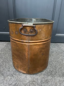 Antique Oval Copper Boiler/Wash Tub Pot