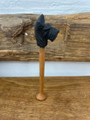 Vintage Carved Wood Figural Scottie Dog Head Tobacco Pipe Tamper