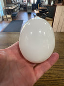Vintage Hand Blown Milk Glass 3” Egg