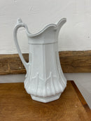 Antique T. + R. Boote English Sydenham Ironstone 11.5” Water Pitcher