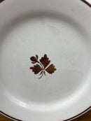 Antique English Alfred Meakin Tea Leaf Ironstone 8” Plate